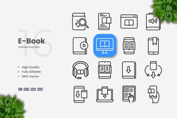 E-Book Icons: A Versatile Design Solution for Digital and Print Media