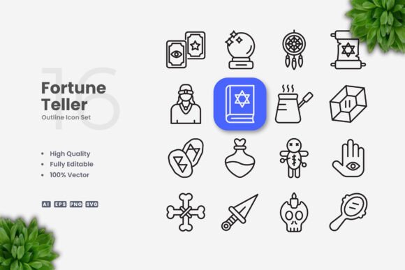 Fortune Teller Icons: A Modern Design Solution for Creative and Professional Needs