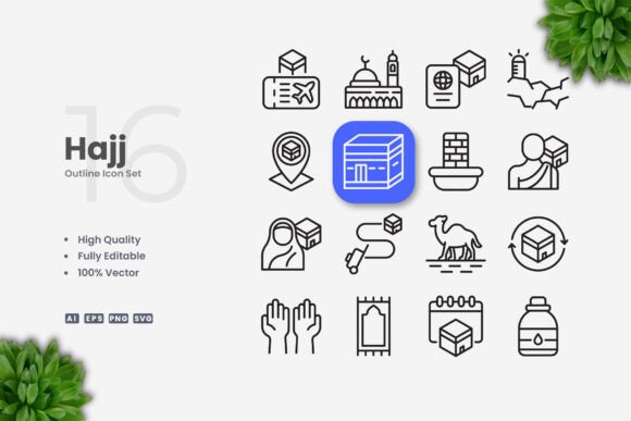 Hajj Icons: Essential Design Elements for Every Project
