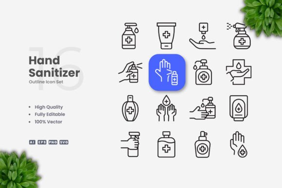 Hand Sanitizer Icons: A Strategic Tool for Clear Communication and Brand Consistency