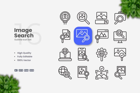Image Search Icons for Streamlined Design Workflows