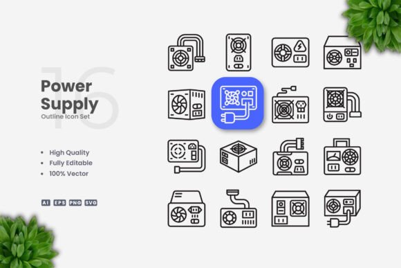 Power Supply Icons: Essential Visual Tools for Modern Design