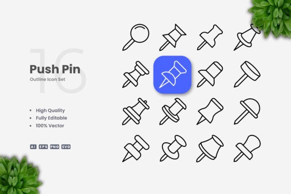 Push Pin Icons: A Versatile Tool for Modern Designers