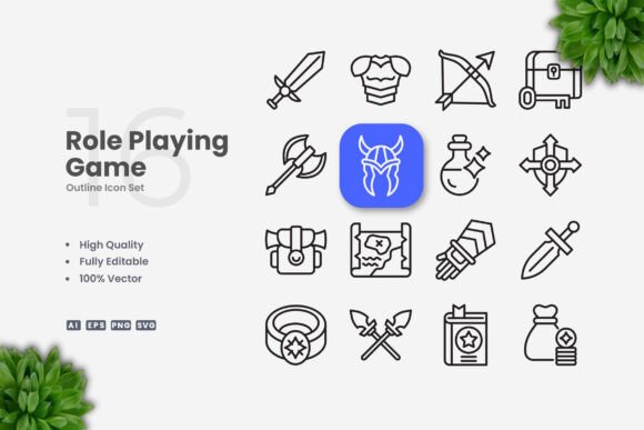 Role Playing Game Icons: Enhancing Visual Communication for Gamers and Designers