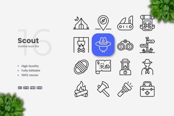 Scout Icons: A Versatile and Professional Design Solution for Modern Creatives
