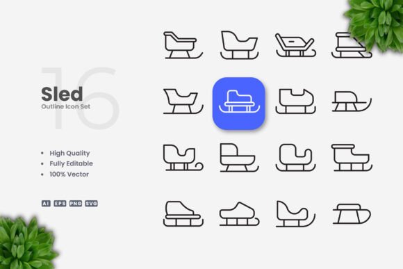 Sled Icons: A Versatile and Professional Design Resource